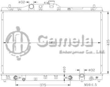 6117063AN - Radiator for HONDA LEGEND '91-95 KA7 AT OEM: 19010- PY3-901/902 DPI: 1278