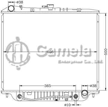 6117077N - Radiator for HONDA PASSPORT '94-97 AT OEM: 8524759590/600