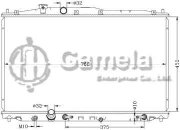 6117082AN - Radiator for HONDA ODYSSEY MPV '05 RB1 AT OEM: 19010-