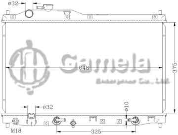 6117085N - Radiator for HONDA S2000 '00-09 AT OEM: 19010- PCX-013