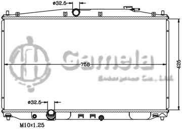 6117140N - Radiator for HONDA ODYSSEY '09 MT