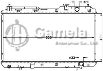 6117156N - Radiator for HONDA CRV '97-01 2.0L RD1 MT