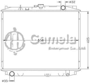 6117190NA - Radiator for HONDA PASSPORT '94-96 MT HONDA ISUZU PICKUP '90-95 MT
