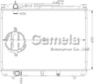 6118009AN - Radiator for SUZUKI GRAND VITARA '01 MT OEM: 17700- DPI: 2730