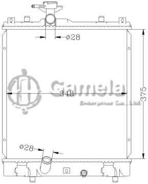 6118011N - Radiator for SUZUKI IGNIS '03 MT