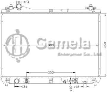 6118015AN - Radiator for SUZUKI ESCUDO/GRAND VITARA '05 AT OEM: 17700-65J10