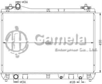 6118016AN - Radiator for SUZUKI ESCUDO/GRAND/VITARA '05 MT OEM: 17700-65J00