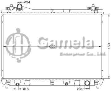 6118018AN - Radiator for SUZUKI ESCUDO/GRAND VITARA '05 MT OEM: 17700-66J10