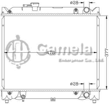 6118021N - Radiator for SUZUKI VITARA '88-97 TA01 G16A MT OEM: 17700-60A00/60A11/60A12 17700-85C01