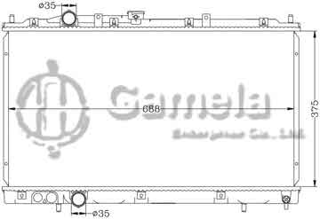 6118042N - Radiator for SUZUKI MT