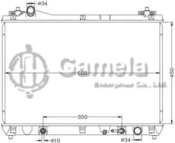 6118045N - Radiator for SUZUKI ESCUDO/GRAND VITARA '05 AT