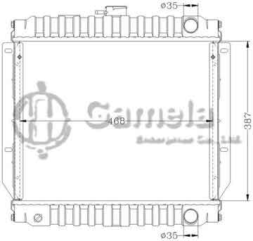 6118047N - Radiator for SUZUKI NISSAN PICKUP MT