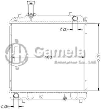 6118059N - Radiator for SUZUKI A- STAR '05 MT