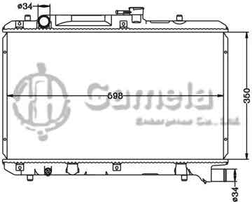 6118070N - Radiator for SUZUKI CULTUS WAGON J18A '96-02 MT