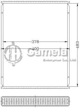 6118095NA - Radiator for SUZUKI TATA