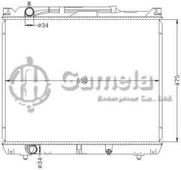 6118100NA - Radiator for SUZUKI GRAND VITARA 2.0HDi '01- MT