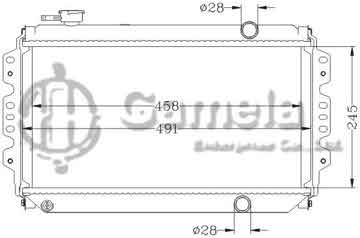 6118103NA - Radiator for SUZUKI CARRY MT