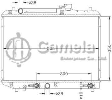 6118113NA - Radiator for SUZUKI CULTUS/SWIFT GA11 '95- AT OEM: 17700-60G10 DPI: 2085