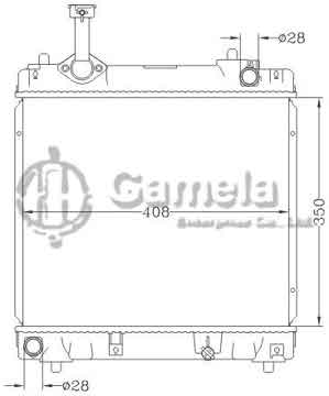 6118118NA - Radiator for SUZUKI AITO '12 MT