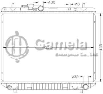 6119014N - Radiator for DAIHATSU TERIOS '97- G1.3L K3- VE MT OEM: 16400-