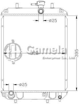 6119016N - Radiator for DAIHATSU ESSE '05- MT