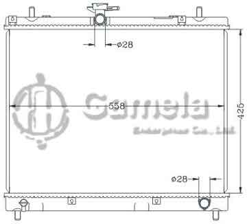 6119048NA - Radiator for TOYOTA RUSH '08- MT DAIHATSU BE-GO '06- MT OEM: 16400-B1140
