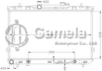 6121019N - Radiator for HYUNDAI ELANTRA/LANTRA '00 AT OEM: 25310-2D110/2D510