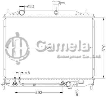 6121025AN - Radiator for HYUNDAI ACCENT '05- AT OEM: 25310-1E300