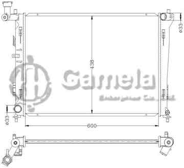 6121042AN - Radiator for HYUNDAI ELANTRA '07 i30 MT OEM: 25310-2H000