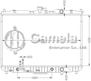 6121073N - Radiator for HYUNDAI KIA CARENS 2.0 '02- AT OEM: OK2KC-15-200