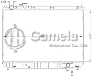 6121076N - Radiator for HYUNDAI KIA CARENS '02- MT OEM: OK2FA-15-200