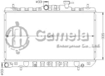 6121172NA - Radiator for HYUNDAI ACCENT '95-99 MT