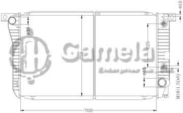 6131005AN - Radiator for FORD FALCON EA- ED '88- AT