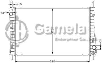 6131018AN - Radiator for FORD MONDEO 2.5/3.0 '00-02 MT