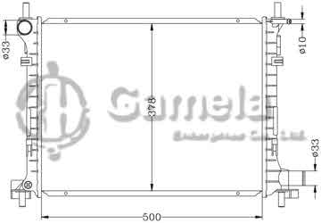 6131022AN - Radiator for FORD FIESTA(重慶嘉年華) MT