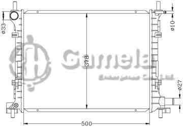 6131027N - Radiator for FORD FIESTA(重慶嘉年華) MT OEM: 3M218005AB