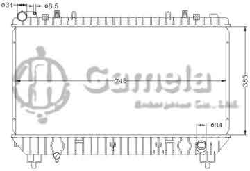 6132080NA - Radiator for GMC CHEVROLET CAMARO '10-12 MT DPI: 13211