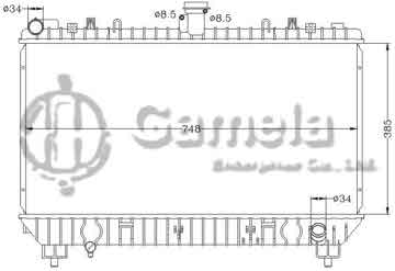 6132082NA - Radiator for GMC CHEVROLET CAMARO '10-12 MT