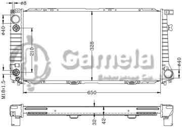 6144031N - Radiator for BMW 520/525/530/730/740d '98-00 AT