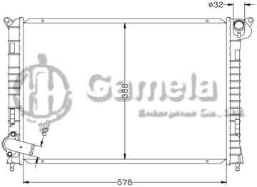 6144037N - Radiator for BMW MINI COOPER '01- MT OEM: 1710.7.509.714