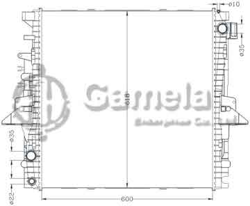 6154011NA - Radiator for LAND ROVER RANGE ROVER SPORT '10-13 MT OEM: LRO15560