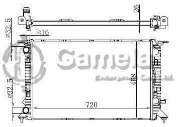 6190121022-T - Radiator for AUDI Q5 1.8/2.0 07-11 M/T NISSENS: 60323 OEM: 8K0121251L, 8K0121251R