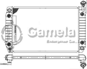 6190211006-T - Radiator for BUICK Century L4 2.5 92-96 A/T NISSENS: 60886A OEM: 52458473, 52458475, 52458476, 52461717 DPI: 1339/1342