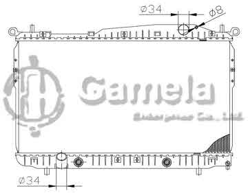 6190211008-T - Radiator for BUICK 新景程 A/T NISSENS: 61629 OEM: 96815276