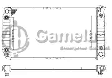 6190211043-T - Radiator for BUICK Roadmaster V8 5.0/5.7 91-93 A/T NISSENS: 60942 OEM: 52455395, A99391 DPI: 1212