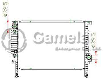 6190213002-T - Radiator for BMW 325 90-93 E36/M51 D A/T NISSENS: 60729 OEM: 17112244647