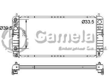 6190304007-T - Radiator for CADILLAC Seville V8 4.6 01-04 A/T OEM: 52409640, 52470704, 52486869 DPI: 2513 2514 2279