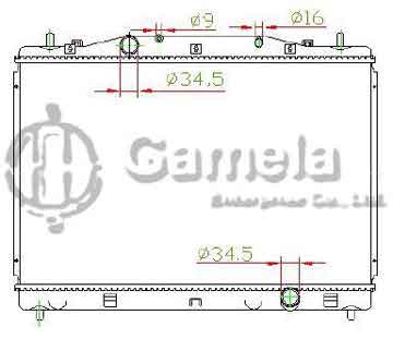 6190304015-T - Radiator for CADILLAC CTS03-04 M/T