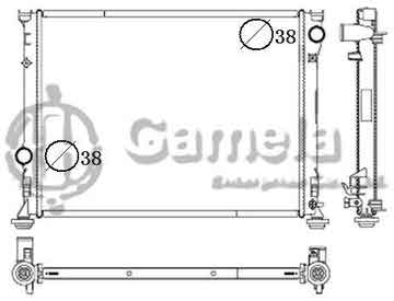 6190312003-T - Radiator for CHRYSLER 300/ Charger/Challenger V6/V8 3.6/6.4 09-13 M/T OEM: 68050126AA DPI: 13157