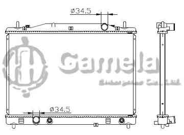 6190322017-T - Radiator for CHEVROLET/GMC CADILLAC 03-04 A/T